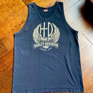 Mens Harley Davidson tank top size Large